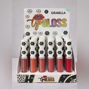 Grabella Lip Gloss Display Box – 24 PCS – Brand New & Factory Sealed